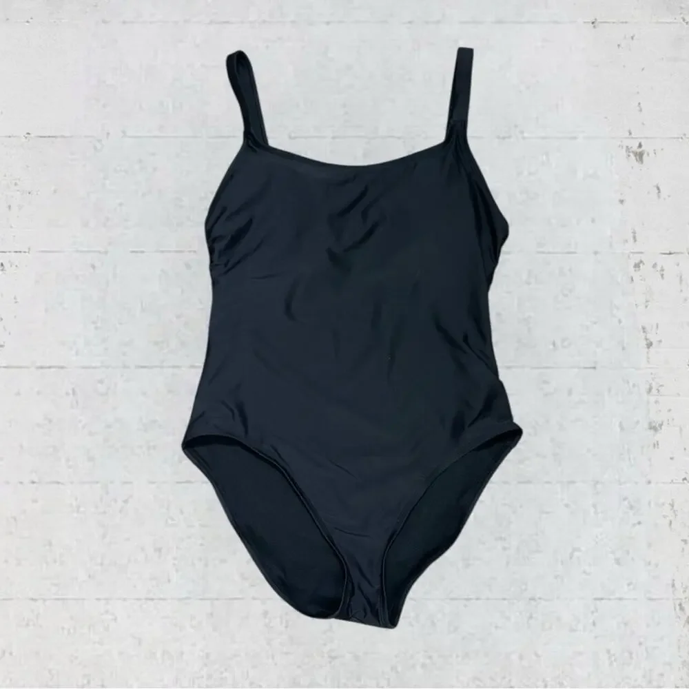Hurley Women's UPF 50+ Sun Protection One Piece Swimsuit Adjustable Size L